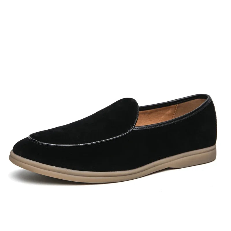 styled suede loafer